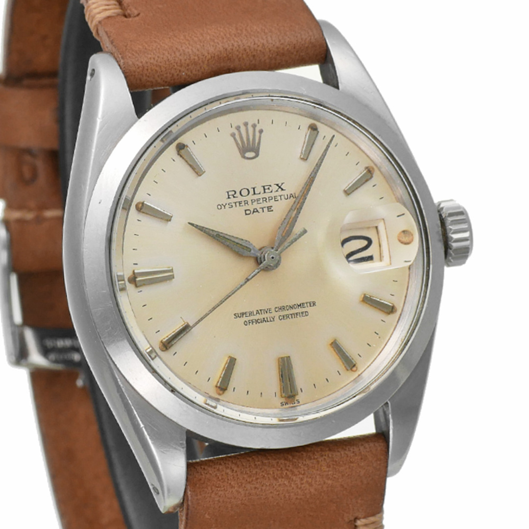 ROLEX オイスターパーペチュアル デイト Ref.1500 アンティーク品 メンズ 腕時計