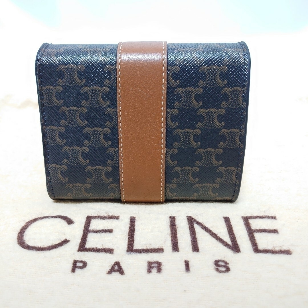 celine - 美品 CELINE 三つ折り財布 トリオンフ トリフォールドの通販 ...