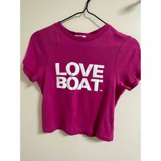 ラブボート(LOVE BOAT)のLOVE BOAT クロップド丈 tシャツ(Tシャツ(半袖/袖なし))