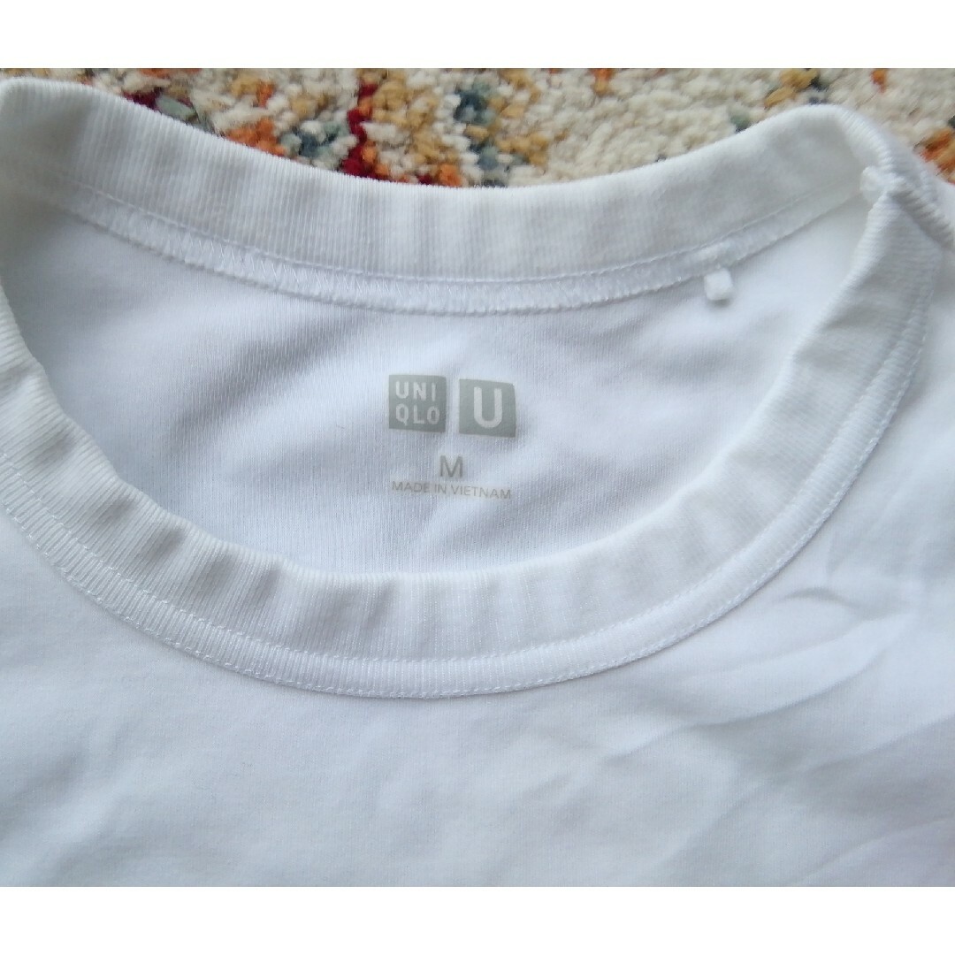 UNIQLO(ユニクロ)のユニクロ　白Tシャツ　新品同様　Mサイズです レディースのトップス(Tシャツ(半袖/袖なし))の商品写真