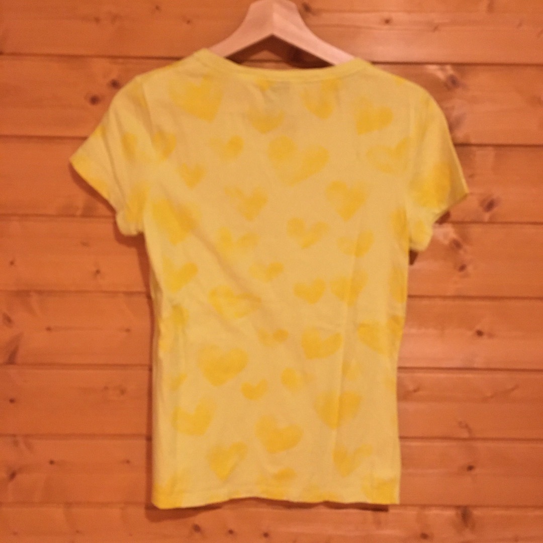 kissmark(キスマーク)の●キスマーク　ロゴ　ハート柄　Tシャツ 　Lサイズ 　 レディースのトップス(Tシャツ(半袖/袖なし))の商品写真