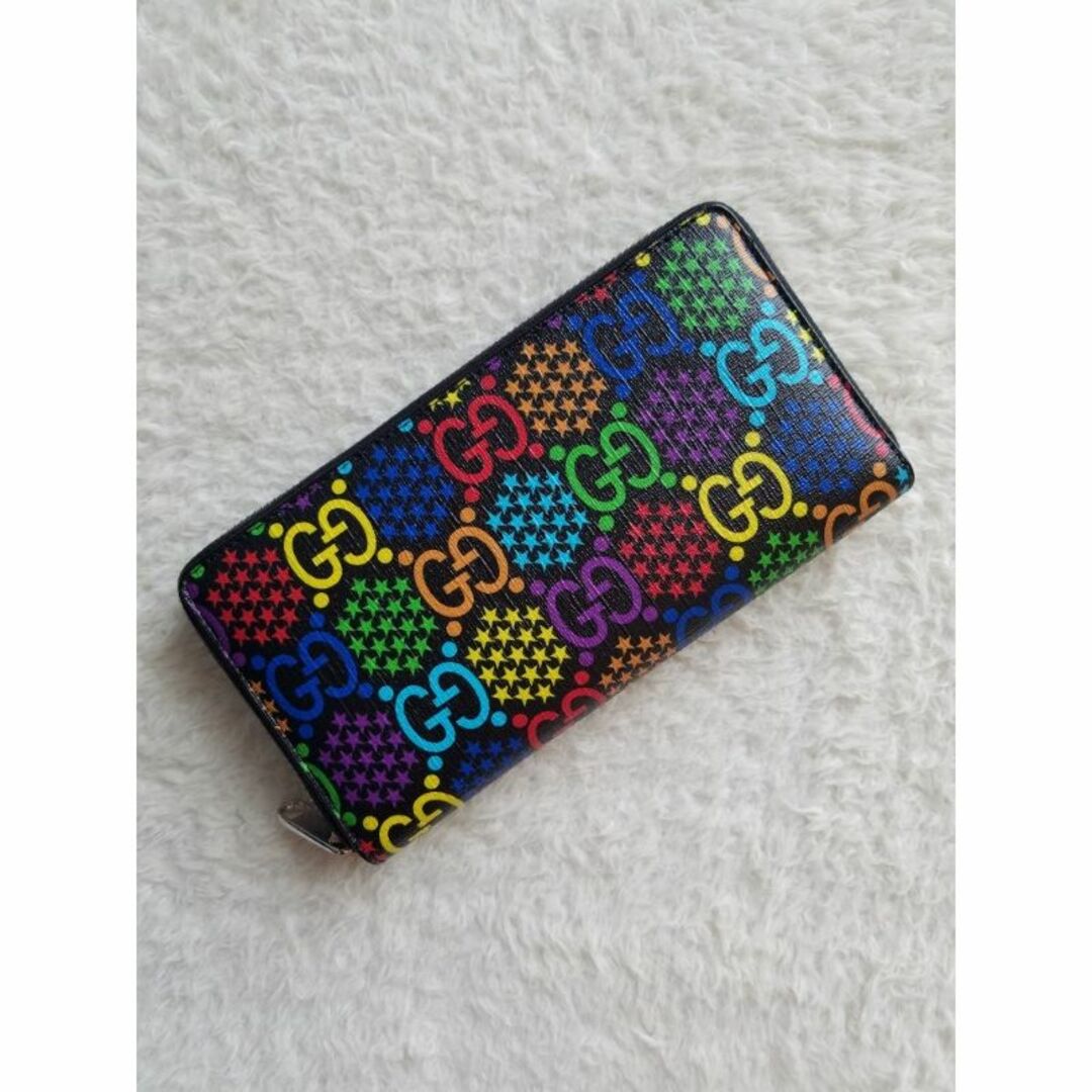 Gucci - 入手困難 GUCCI グッチ GGサイケデリック ジップ アラウンド