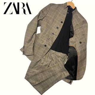 ZARA セットアップスーツ　ダブル　チェック　秋冬