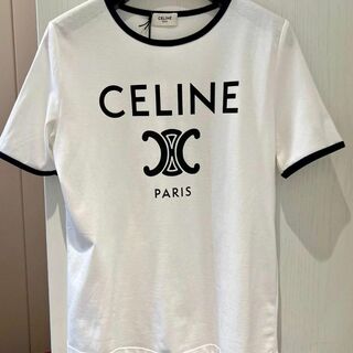 CELINE セリーヌ 店舗購入 正規品 トリオンフ Tシャツ ロゴ | www 