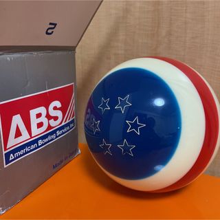 ボウリングボール　エボナイト　ABS ebonite 希少(ボウリング)