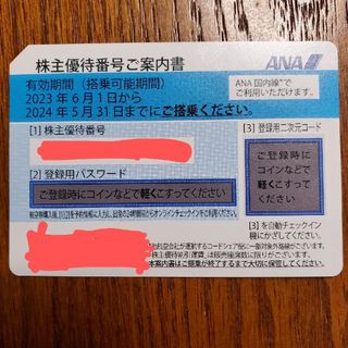 エーエヌエー(ゼンニッポンクウユ)(ANA(全日本空輸))のANA株主優待券 1枚 2024/5/31迄(航空券)