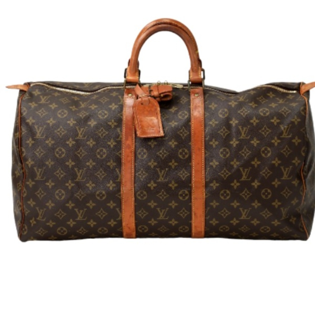 ルイヴィトン M41424 ボストンバッグ ブラウン  LOUIS VUITTON キーポル55 モノグラムM41424