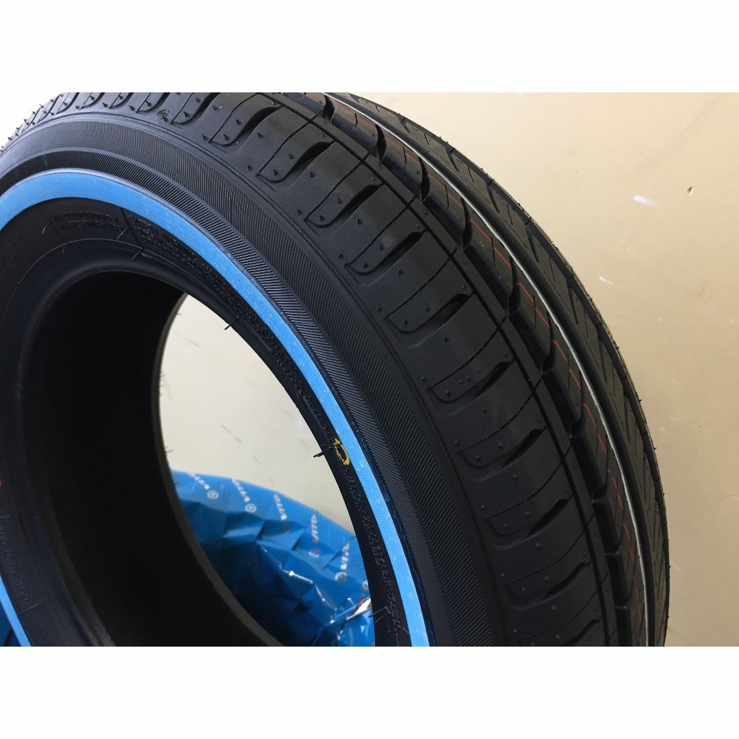 165/65R13 ホワイトリボン タイヤ 4本セット 送料無料！13インチ 自動車/バイクの自動車(タイヤ)の商品写真