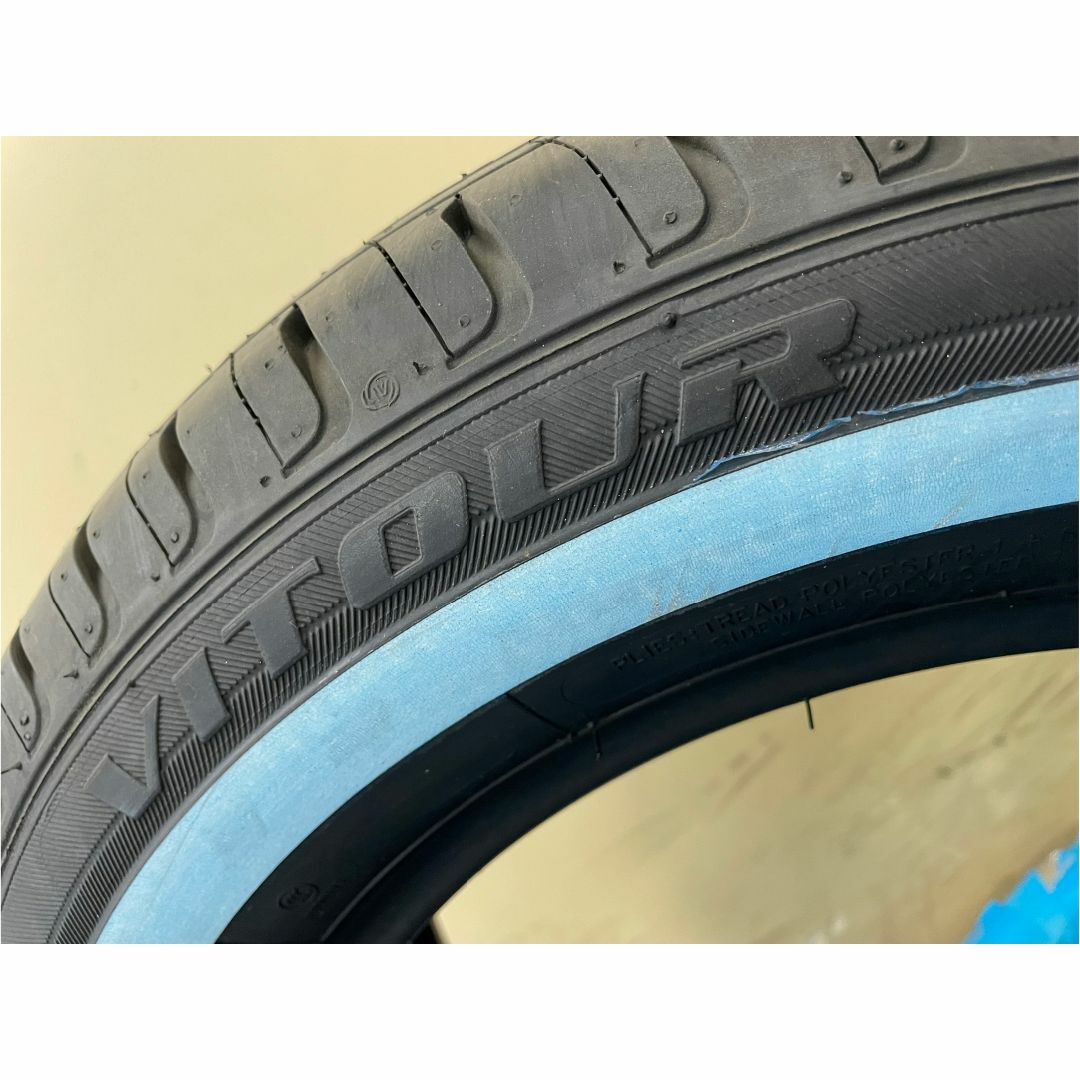 165/65R13 ホワイトリボン タイヤ 4本セット 送料無料！13インチ 自動車/バイクの自動車(タイヤ)の商品写真