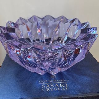 トウヨウササキガラス(東洋佐々木ガラス)の佐々木クリスタルの灰皿(灰皿)