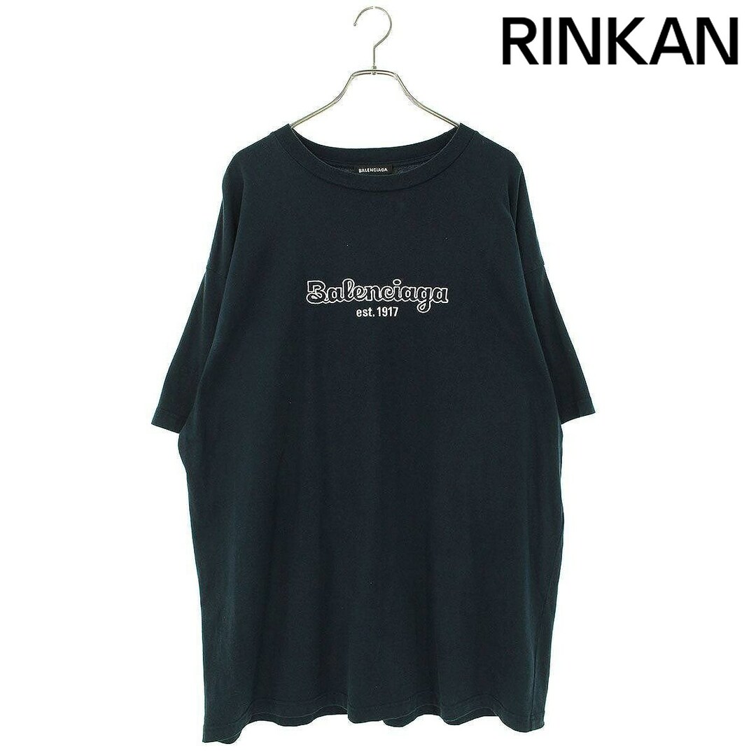 Balenciaga(バレンシアガ)のバレンシアガ  19AW  583214 TFV44 ロゴ刺繍オーバーサイズTシャツ メンズ S メンズのトップス(Tシャツ/カットソー(半袖/袖なし))の商品写真