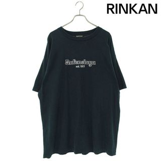 バレンシアガ(Balenciaga)のバレンシアガ  19AW  583214 TFV44 ロゴ刺繍オーバーサイズTシャツ メンズ S(Tシャツ/カットソー(半袖/袖なし))