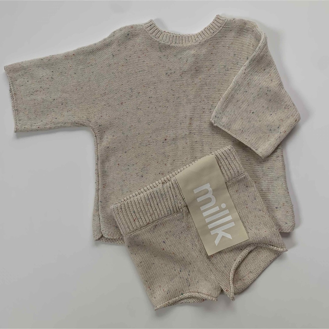 Caramel baby&child (キャラメルベビー&チャイルド)のmillk ニットセットアップ キッズ/ベビー/マタニティのキッズ服男の子用(90cm~)(ニット)の商品写真