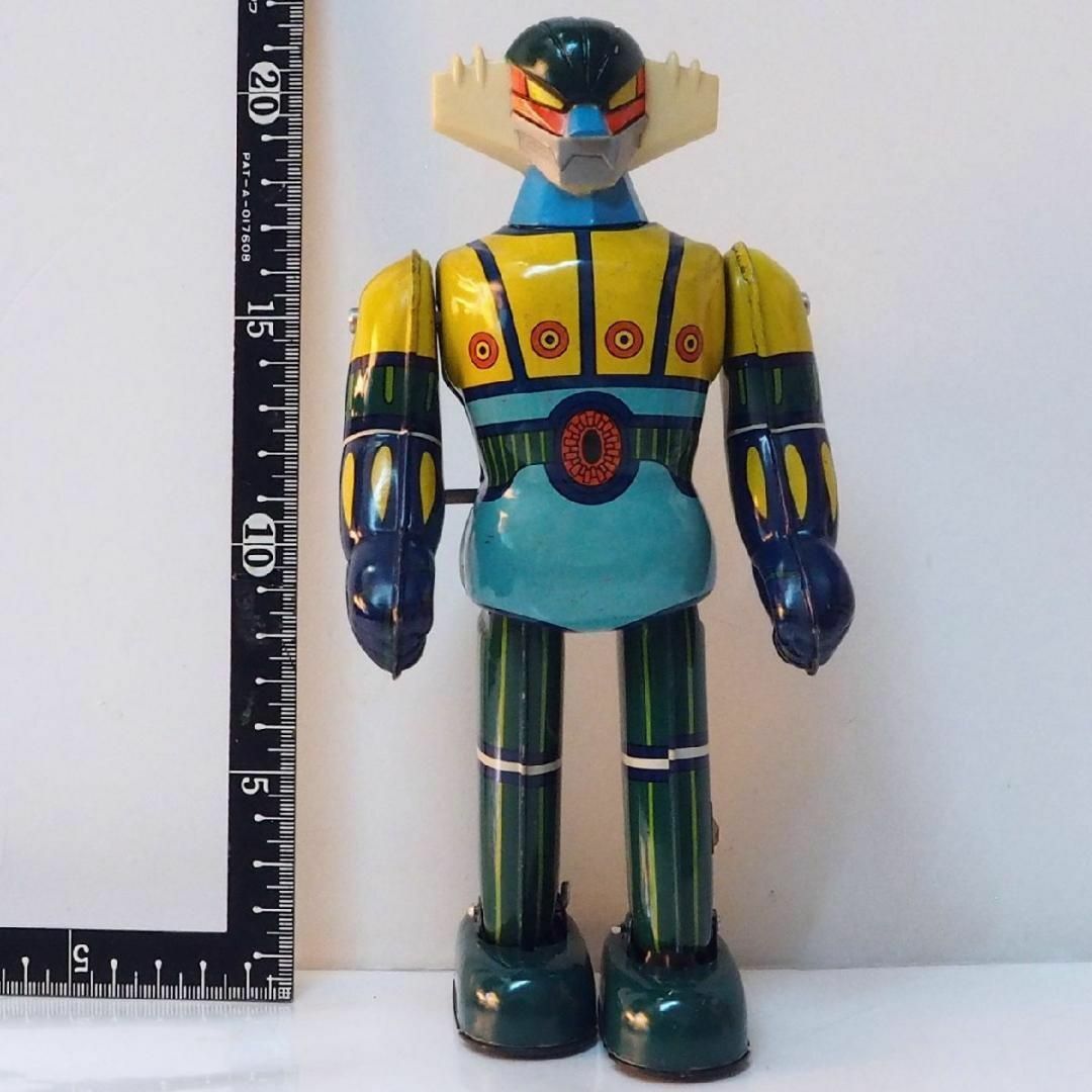 タカラ【鋼鉄ジーグ 動作確認済】当時物ブリキ ゼンマイ歩行ロボット