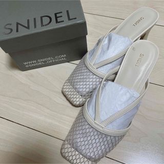 SNIDEL - スナイデル　スクエアメッシュサボ　S