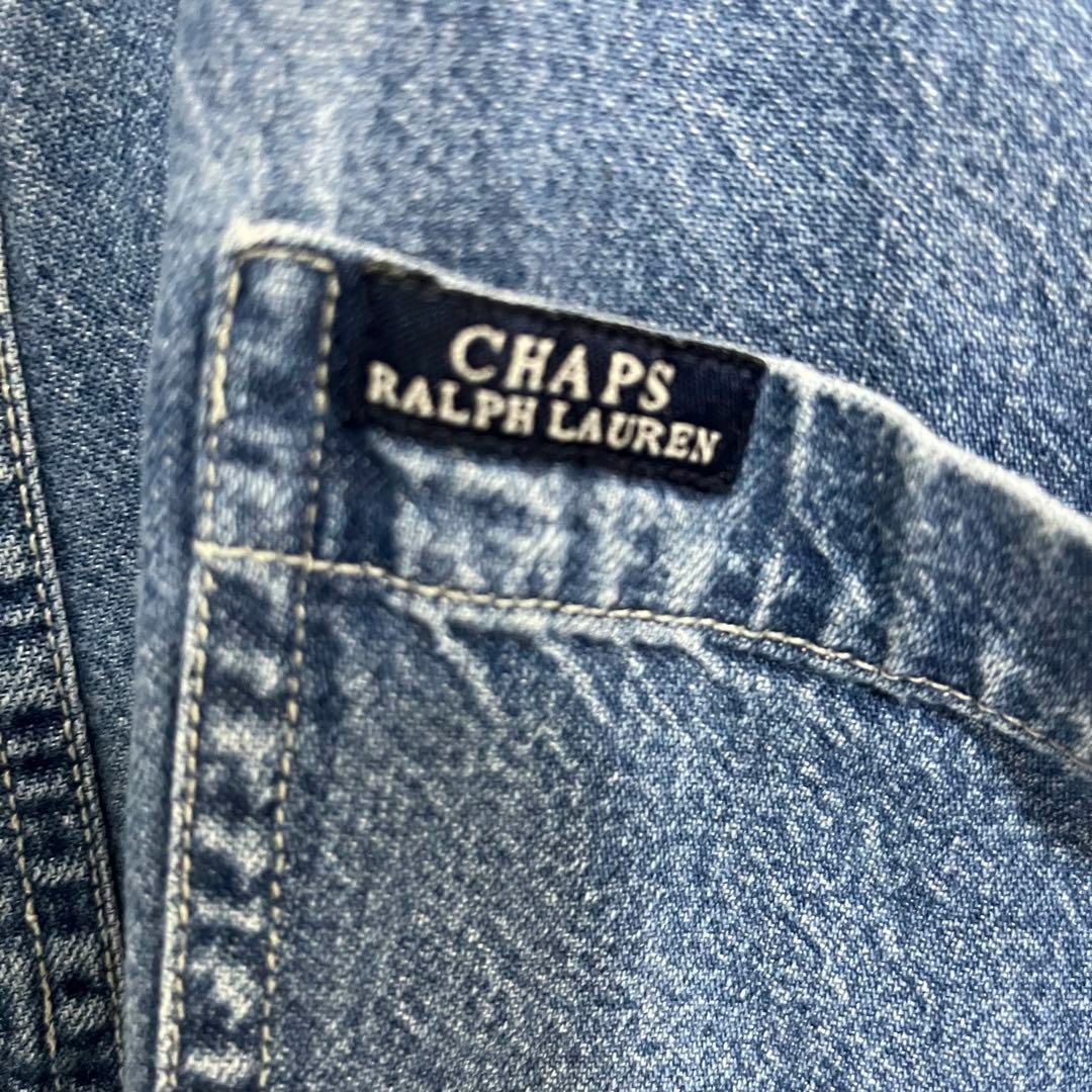 CHAPS(チャップス)のCHAPS ラルフローレン　デニムシャツ　XXL 古着 メンズのトップス(シャツ)の商品写真