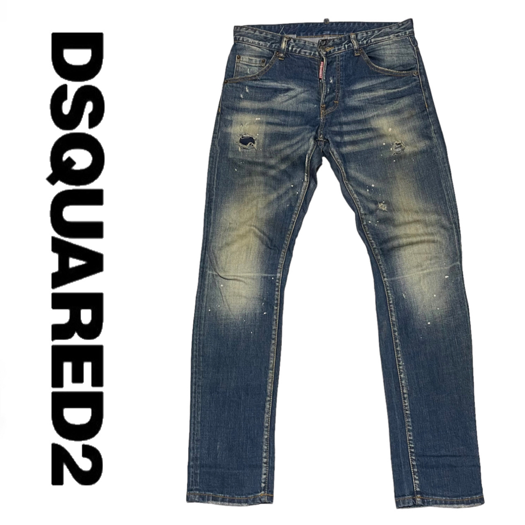 DSQUARED2 ディースクエアード ダメージ加工 ストレッチ デニム