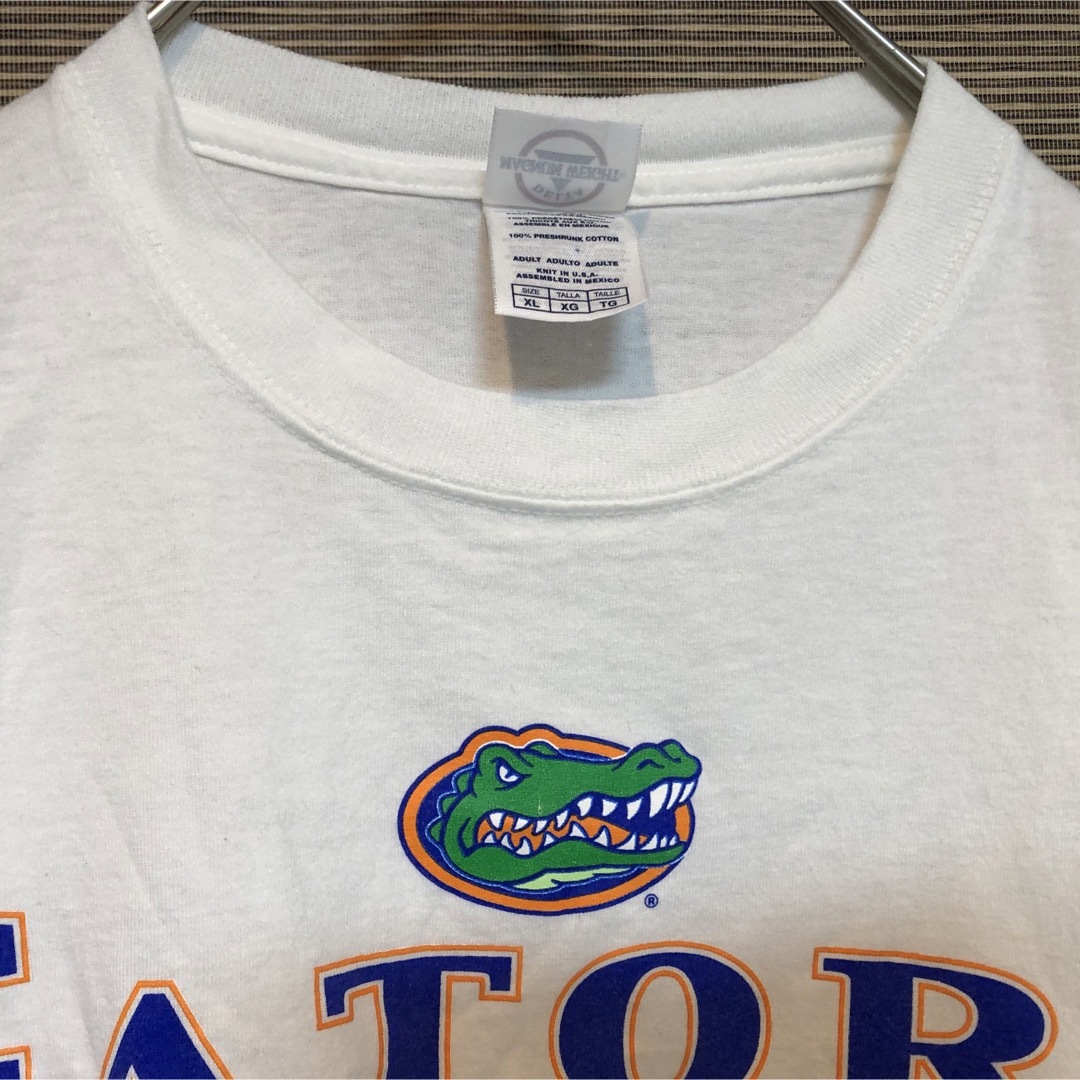 DELTA(デルタ)のデルタ】メキシコ製半袖Tシャツ　ガーターズ　カレッジロゴ　ワニ　gators60 メンズのトップス(Tシャツ/カットソー(半袖/袖なし))の商品写真