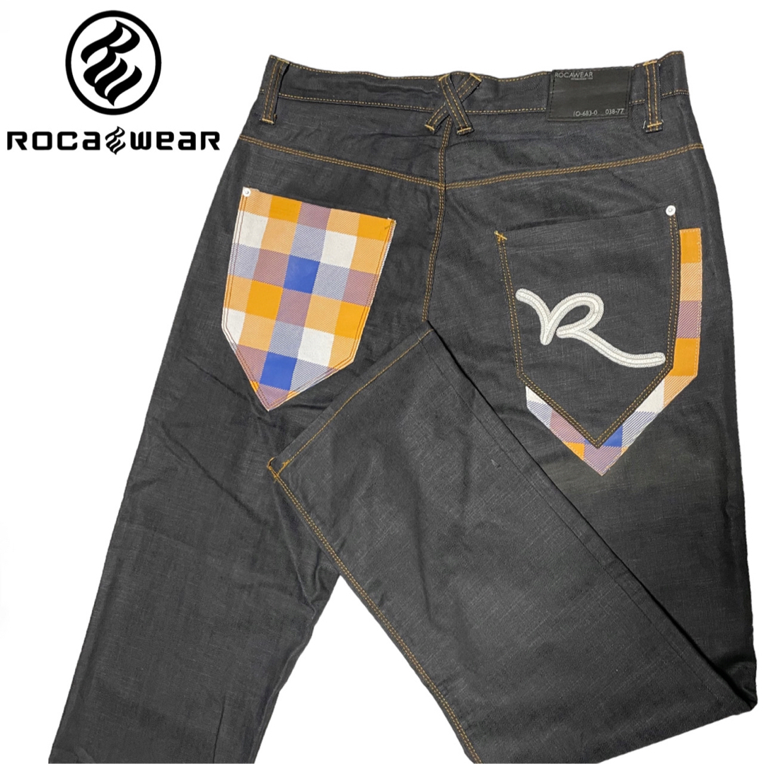 Rocawear - 【美品】Roca Wear ロカウェア バックポケット 刺繍