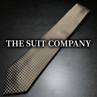 スーツカンパニー(THE SUIT COMPANY)のスーツカンパニー チェック ブラウン ネクタイ B102-Q23(ネクタイ)