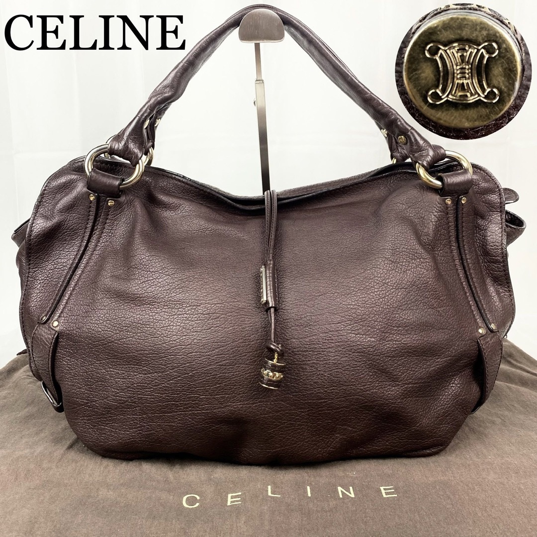 ト送料込 CELINE - ビタースイート ハンドバッグ レザー ブラウン