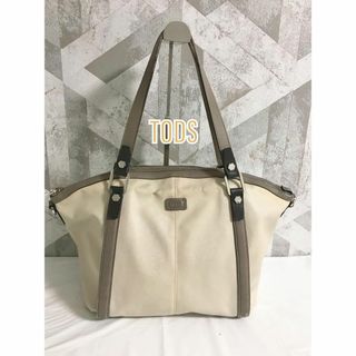 トッズ(TOD'S)のTODS トッズ ナイロン ハンドバッグ トートバッグ ショルダーバッグ(トートバッグ)