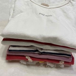 プティマイン(petit main)の保育園着セット　プティマイン　100サイズ　6点セット(Tシャツ/カットソー)