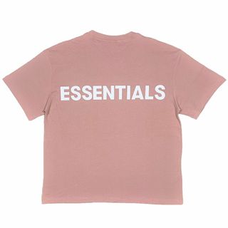 フィアオブゴッド(FEAR OF GOD)のFOG エッセンシャルズ リフレクター 半袖 Tシャツ ピンク S(Tシャツ/カットソー(半袖/袖なし))