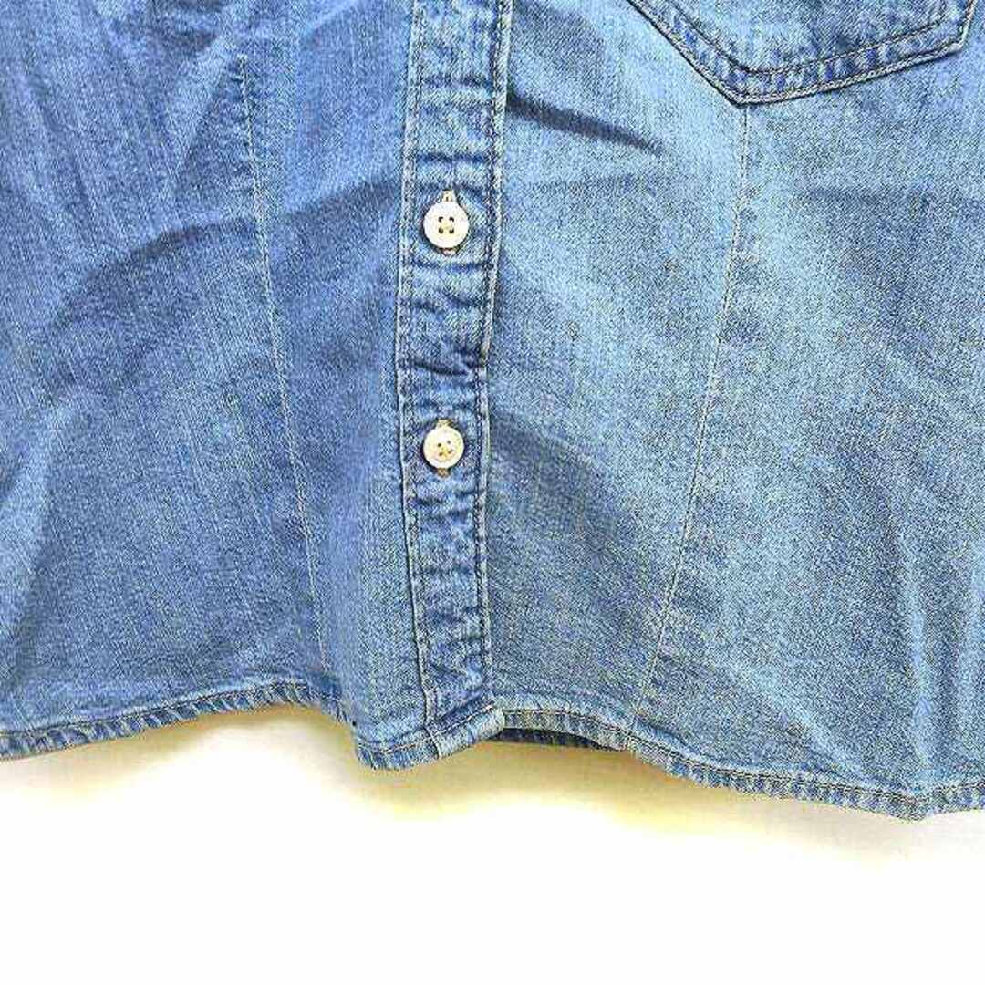 Levi's(リーバイス)のリーバイス デニム シャツ ブラウス ステンカラー バルーンスリーブ ギャザー  レディースのトップス(その他)の商品写真