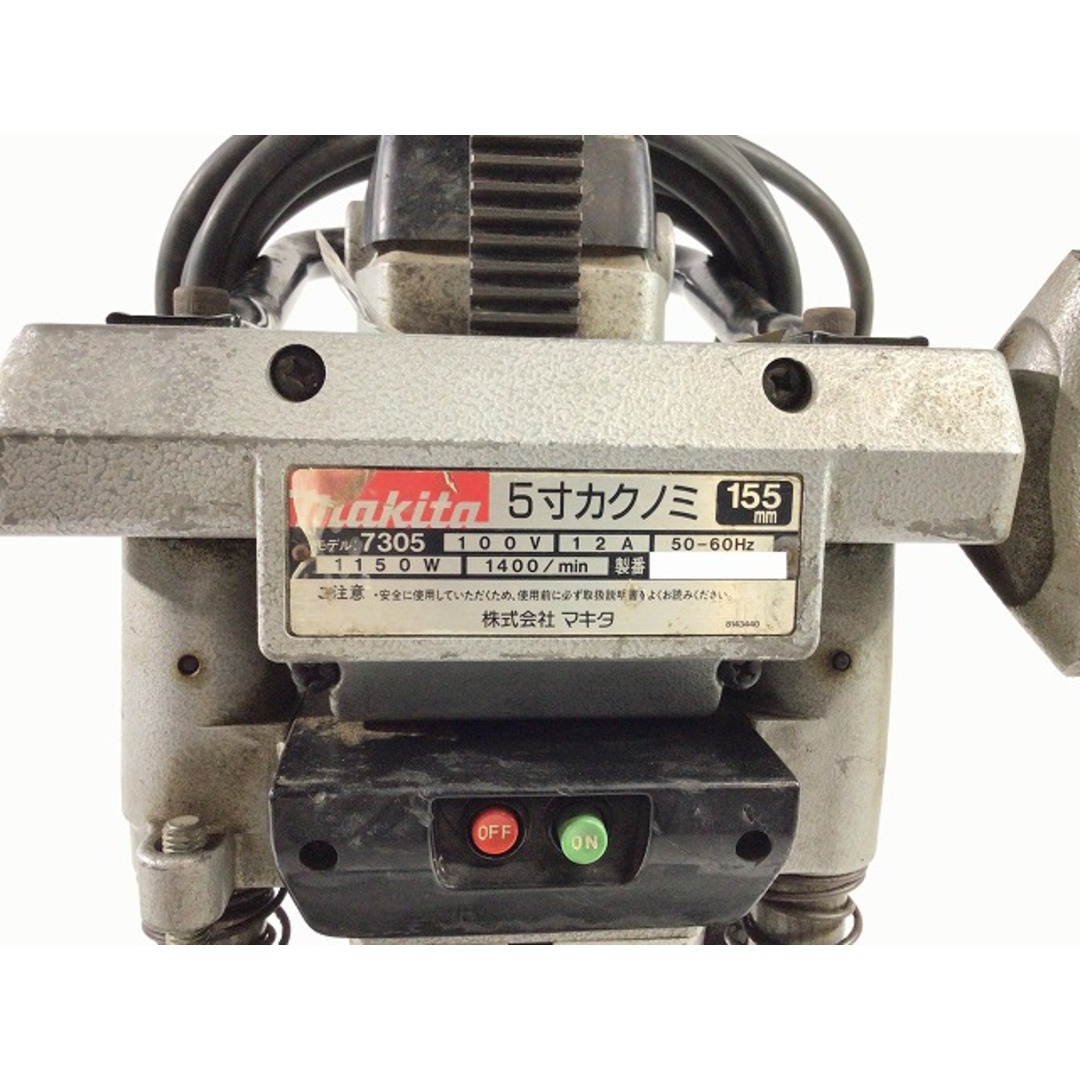 ☆中古品☆makita マキタ 100V 155mm 5寸カクノミ 7305 角ノミ 角のみ 木工 穴あけ 電動工具 75066