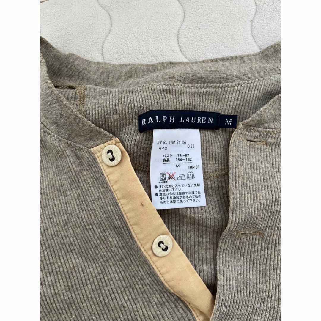 Ralph Lauren(ラルフローレン)のラルフローレン　リブ　カットソー レディースのトップス(カットソー(長袖/七分))の商品写真