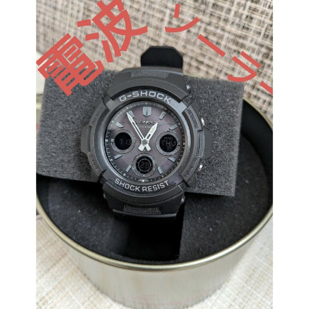 G-SHOCK(ジーショック)の【電波・ソーラー】カシオ G-SHOCK AWG-M100B【本体のみ】 メンズの時計(腕時計(アナログ))の商品写真