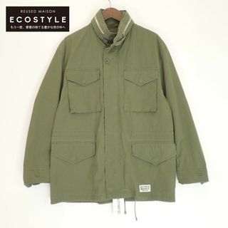 WACKO MARIA ミリタリージャケット Mサイズ バックデザイン カーキ-