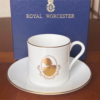 ロイヤルウースター(Royal Worcester)の【希少品】ロイヤルウースター★ウィリアム王子お誕生記念★C/S(食器)