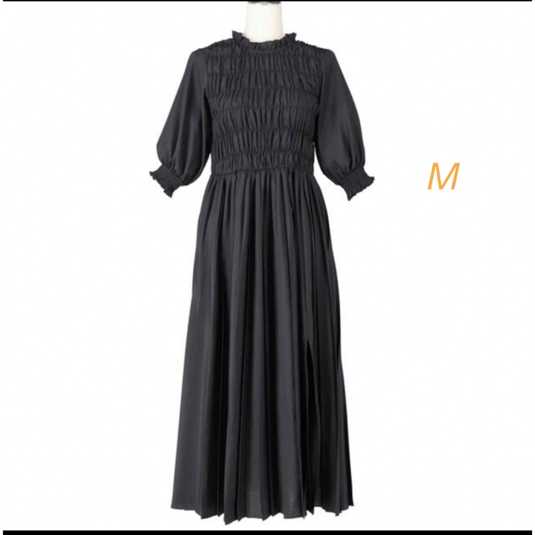 cislys Shirring pleats dress