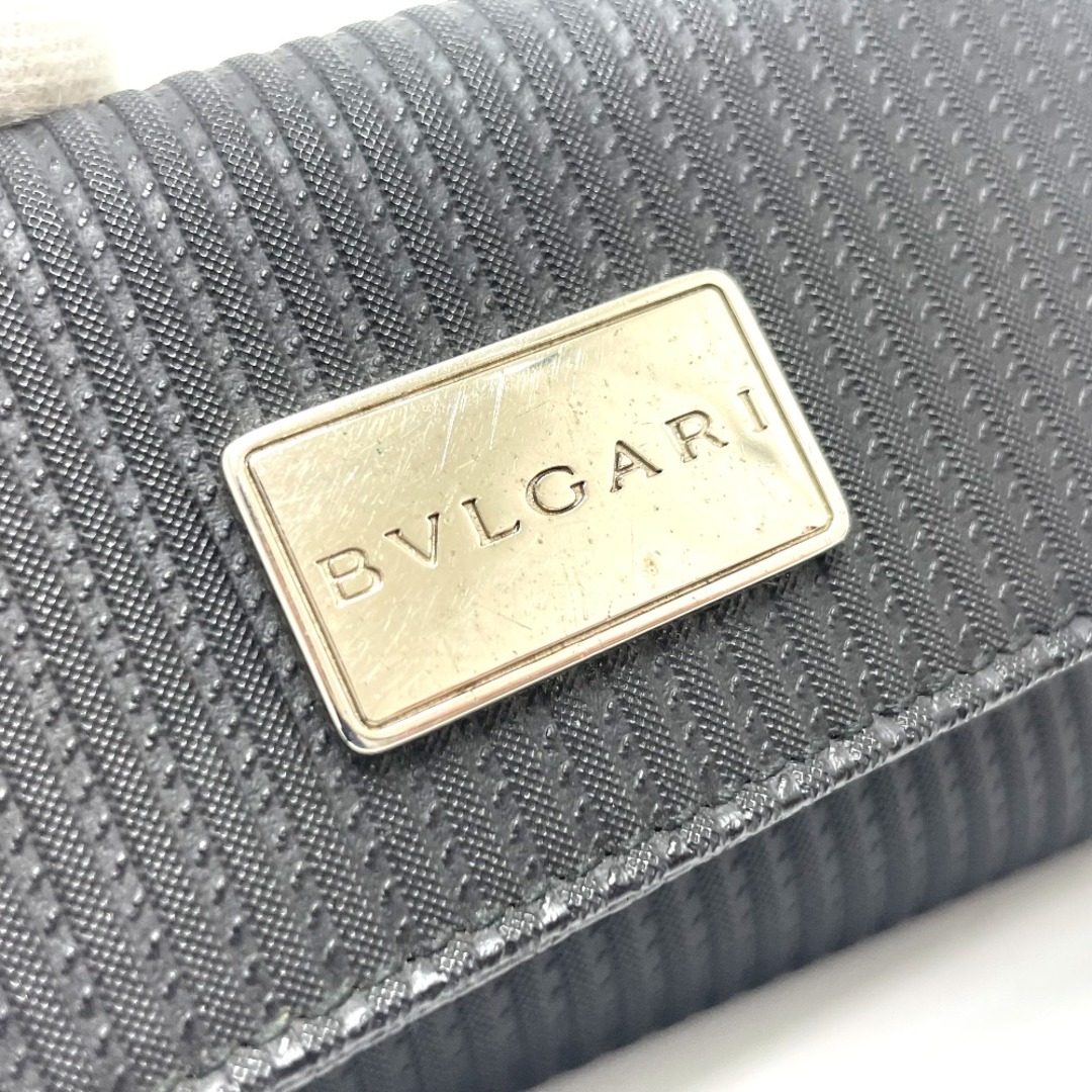 BVLGARI ブルガリ レザー 5連 キーケース - ブラウン gy