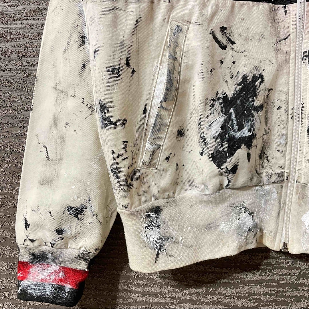 adidas - 00s adidas ボロトラックジャケット 古着 ペンキ ビンテージ