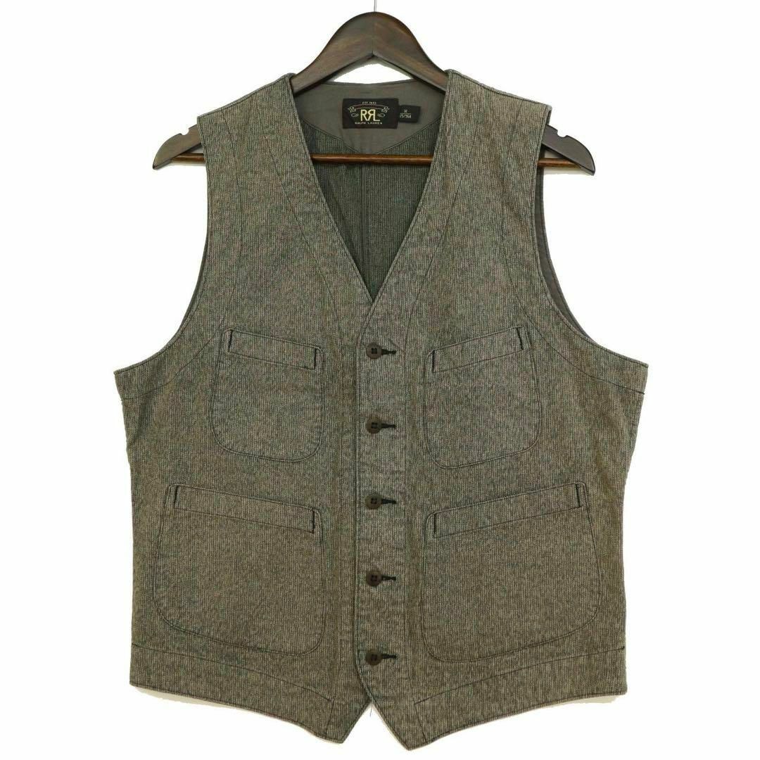 【極美品】RRL JACKSON JASPE VEST ストライプ ベスト