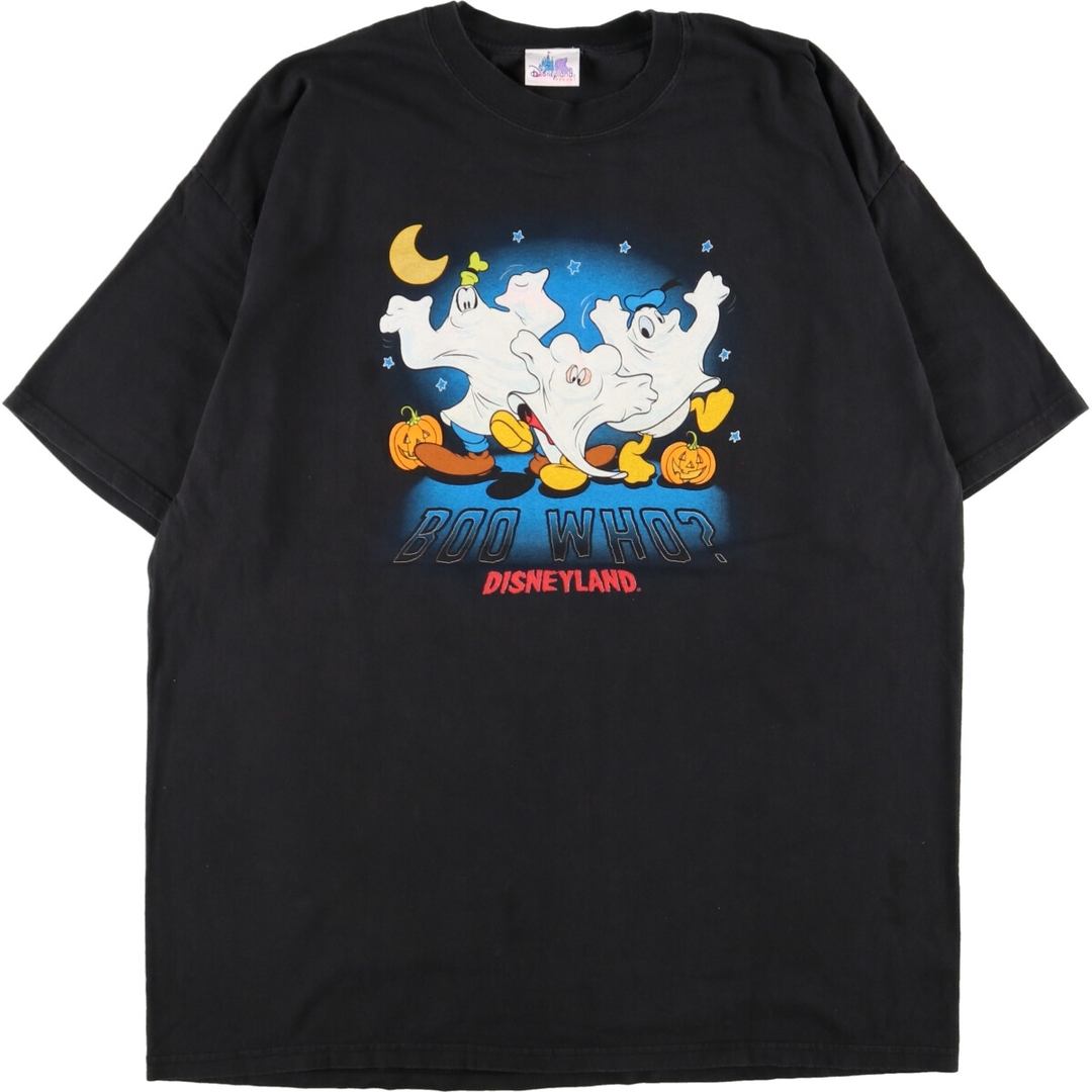 ディズニー ランド リゾート DISNEY LAND RESORT ミッキーマウス グーフィー ドナルドダック キャラクタープリントTシャツ メンズXXL /eaa354919