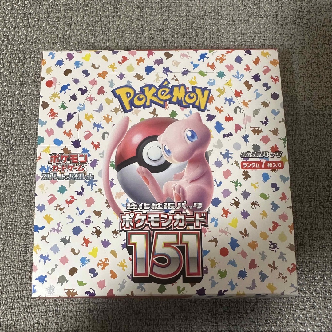 ポケモンカード151  1BOX ポケカ　シュリンクなし　ペリペリなし