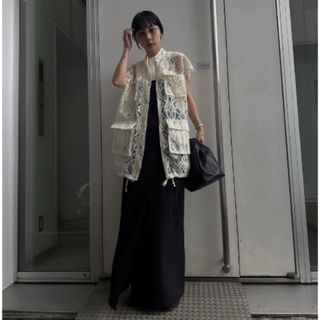 アメリヴィンテージ(Ameri VINTAGE)のAmeri  LACE WORKPOCKET VEST(ベスト/ジレ)