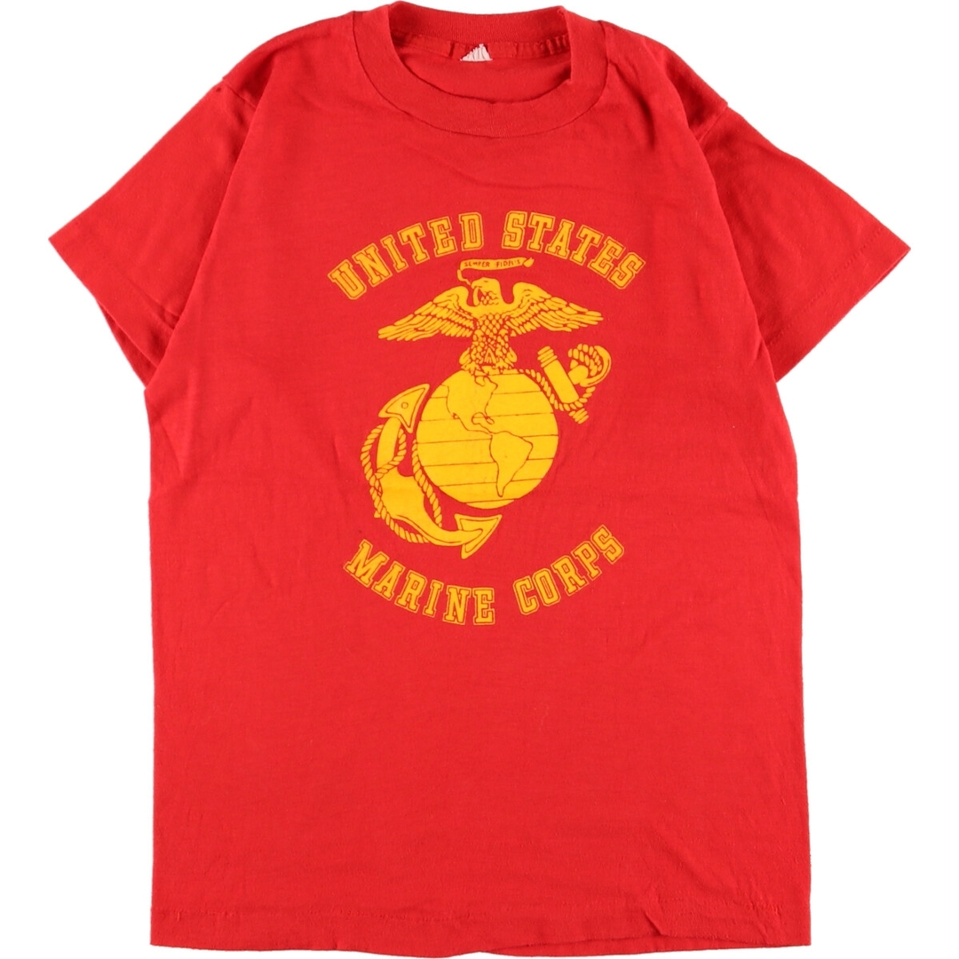 43cm肩幅90年代 United States Marine Corps アメリカ海兵隊 ミリタリープリントTシャツ メンズXS ヴィンテージ /eaa354912