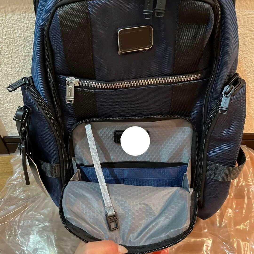 未使用】TUMI Alpha シェパード デラックス ブリーフパックネイビー