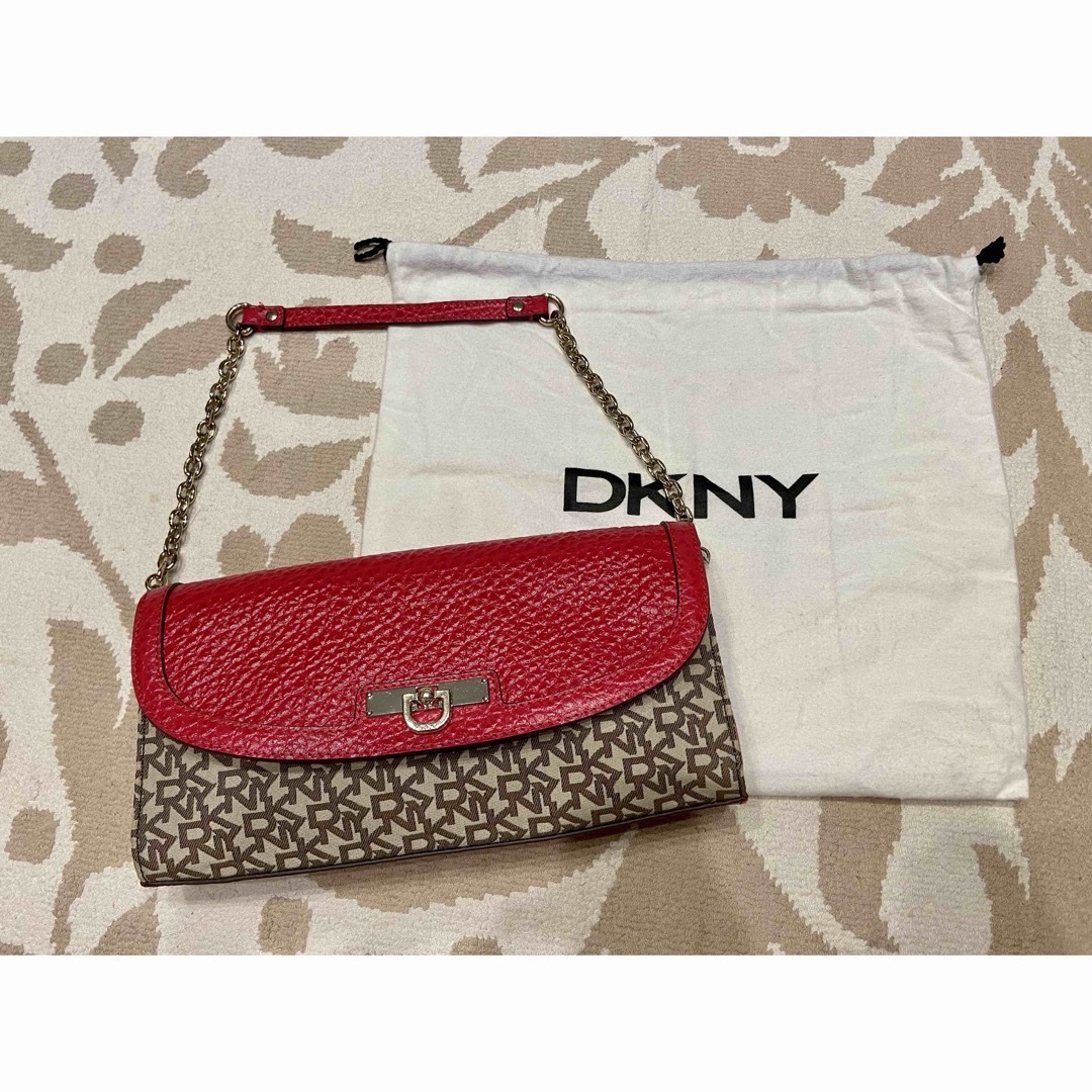 Donna Karan(ダナキャラン)の【DKNY】Donna Karan ダナキャラン ショルダー バッグ ピンク レディースのバッグ(ショルダーバッグ)の商品写真