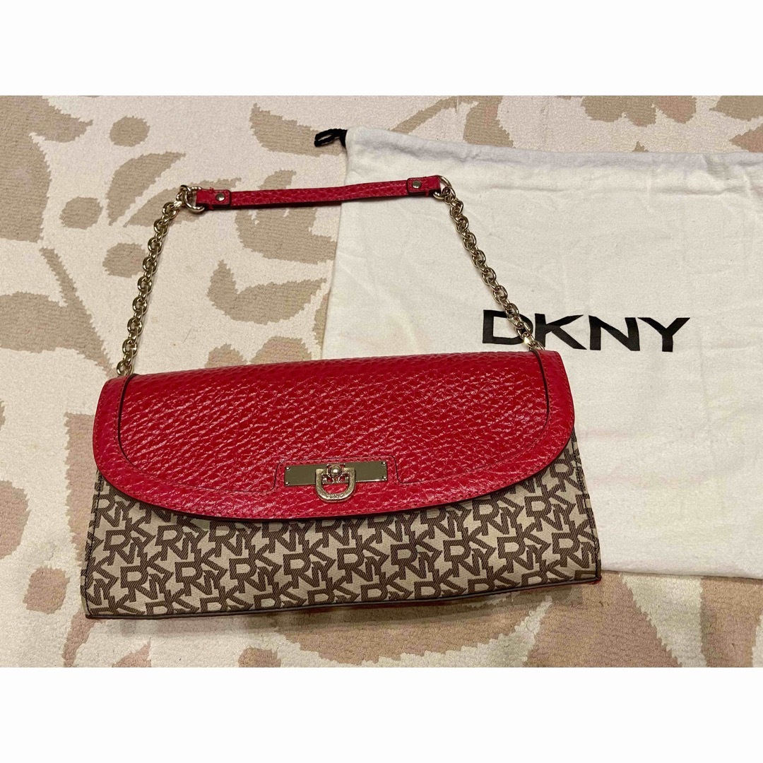 Donna Karan(ダナキャラン)の【DKNY】Donna Karan ダナキャラン ショルダー バッグ ピンク レディースのバッグ(ショルダーバッグ)の商品写真