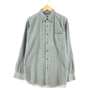 ジェイクルー(J.Crew)の古着 ジェイクルー J.Crew ボタンダウン 長袖 シャモアクロスシャツ メンズL /eaa352685(シャツ)