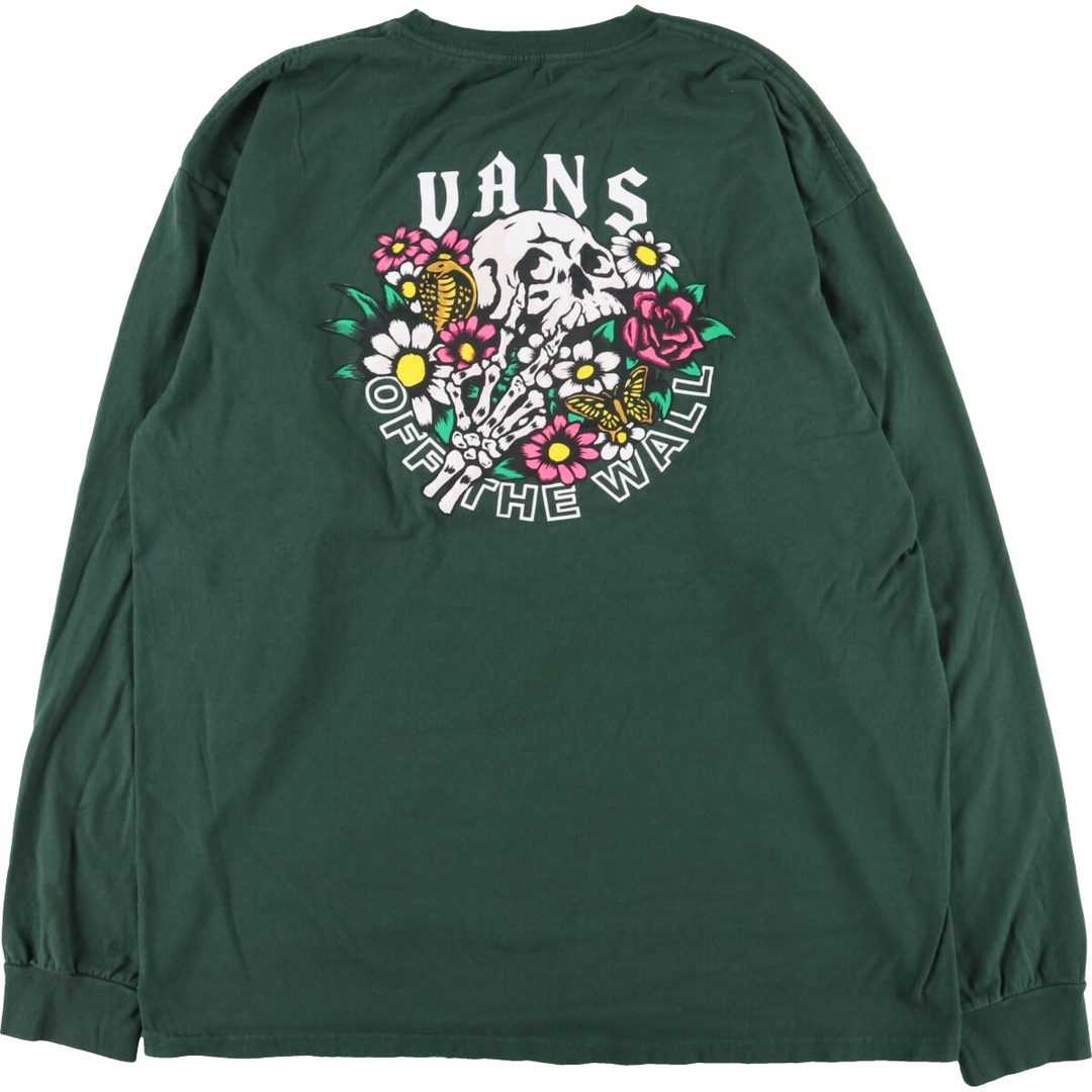 バンズ VANS 両面プリント ロングTシャツ ロンT メンズXL /eaa352843