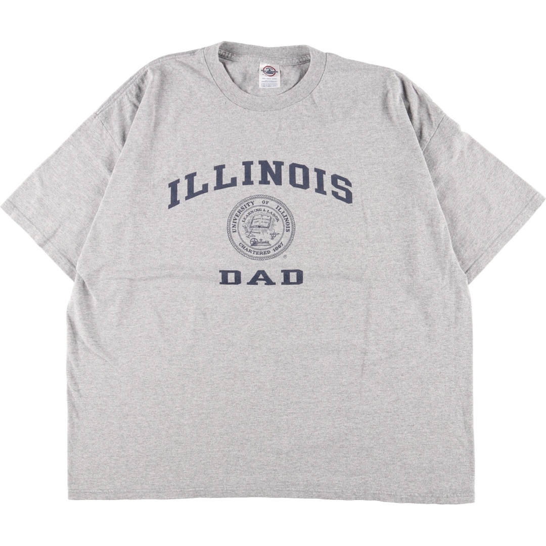 デルタ DELTA The University of Illinois at Urbana?Champaign イリノイ大学アーバナ シャンペーン校 カレッジTシャツ メンズXXL /eaa352977