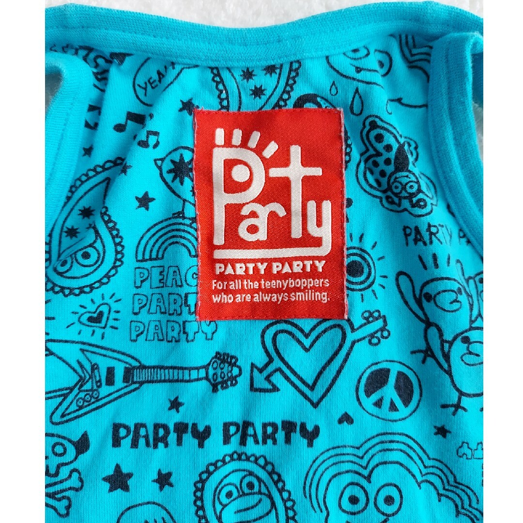 PARTYPARTY(パーティーパーティー)の美品♡PARTY PARTY♡ベビー ロンパース 60cm キッズ/ベビー/マタニティのベビー服(~85cm)(カバーオール)の商品写真