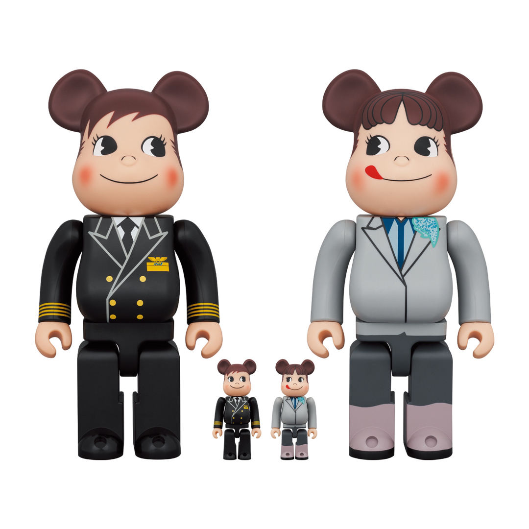 BE@RBRICK for ANA CAPTAINペコちゃん100％&400％